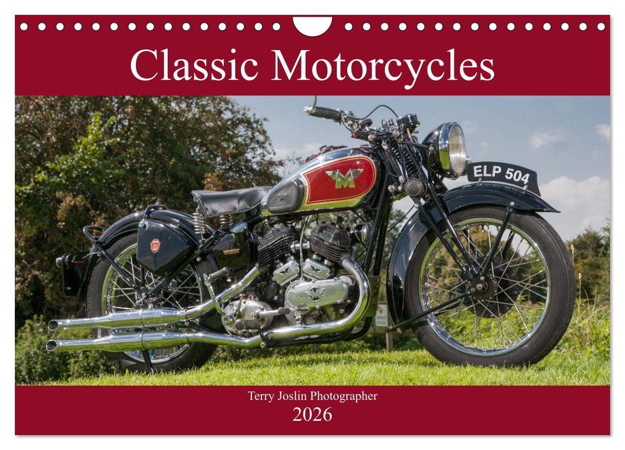 Classic Motorcycles (Wall Calendar 2026 DIN A4 landscape), CALVENDO 12 Month Wall Calendar: Classic Motorcycles is a high quality monthly calendar