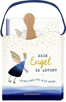 Geschenkset: Dein Engel im Advent - Kleines Engel-ABC in 24 Versen