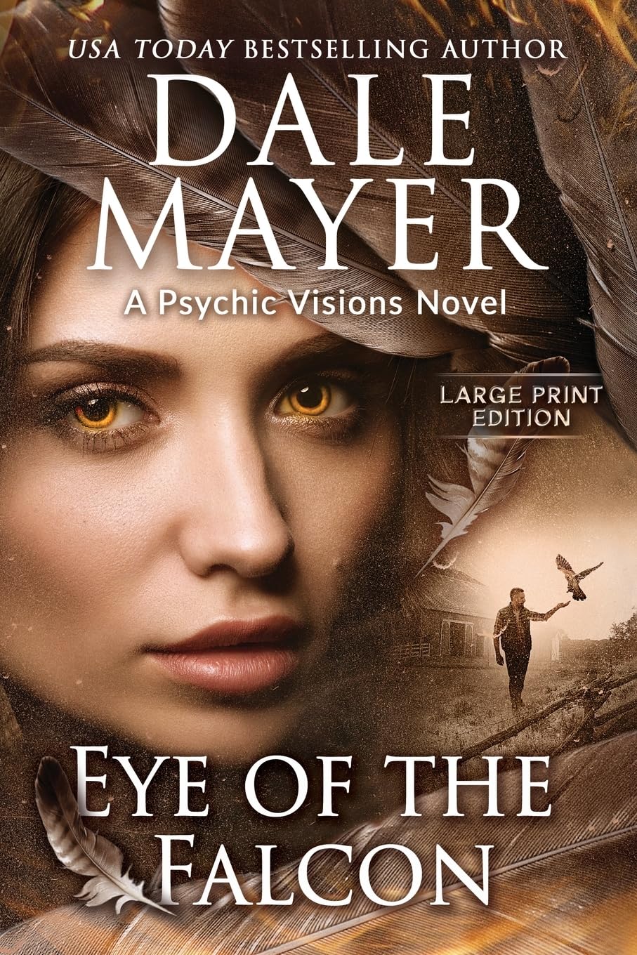 Eye of the Falcon: A Psychic Visions Novel (Psychic Visions (Large Print, Softcover), Band 12)