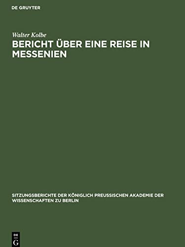 Bericht über eine Reise in Messenien