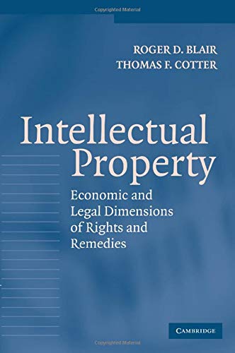 Intellectual Property: Economic and Legal Dimensions of Rights and Remedies