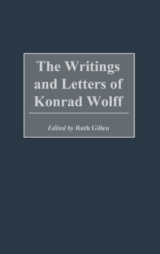 The Writings and Letters of Konrad Wolff (Contributions to the Study of Music and Dance)