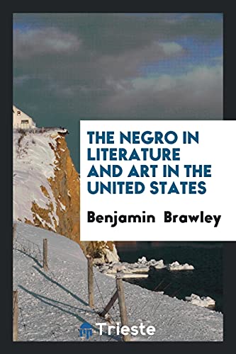 The Negro in literature and art in the United States