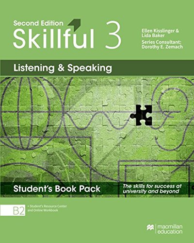Skillful 2nd edition Level 3 – Listening and Speaking: The skills for success at university and beyond / Student’s Book with Student's Resource Center and Online Workbook