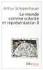 Monde Comme Volonte Et (Folio Essais)