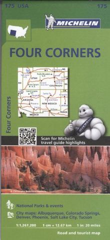 Michelin Four Corners Map (Michelin Maps)