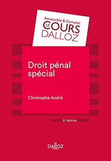 Droit pénal spécial : 2021