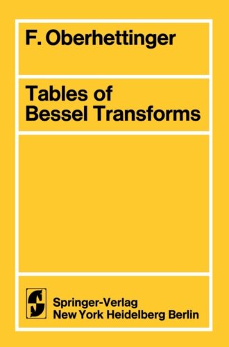 Tables of Bessel Transforms