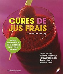 Cures de jus frais : perdre du poids, faire des cures détox, retrouver son énergie, rester mince et en bonne santé