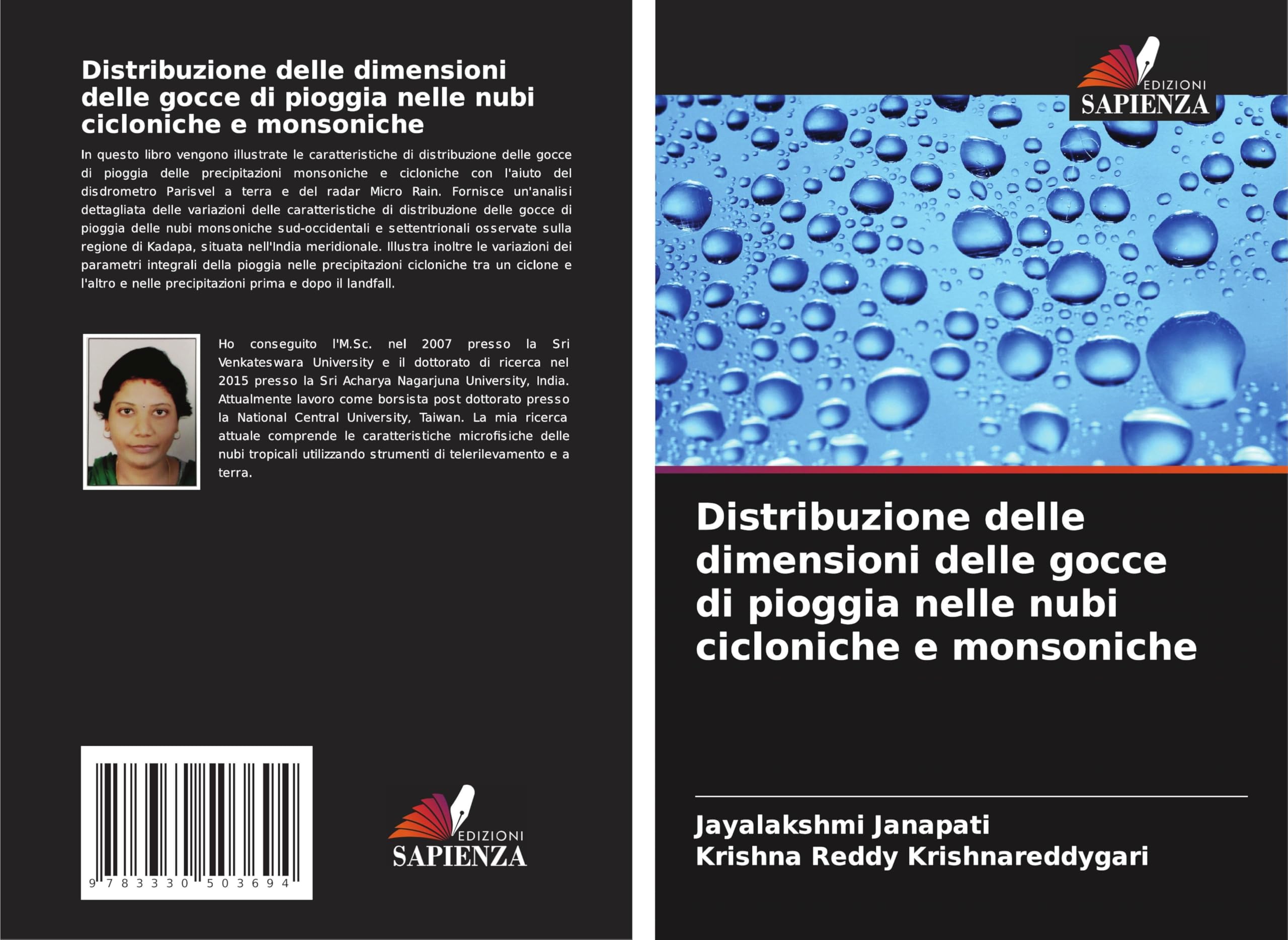 Distribuzione delle dimensioni delle gocce di pioggia nelle nubi cicloniche e monsoniche