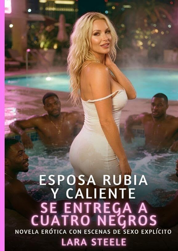 Esposa Rubia y Caliente se Entrega a Cuatro Negros