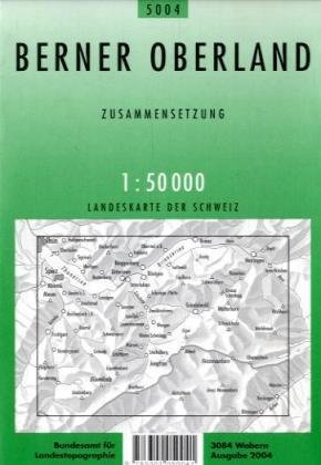 unbekannt Swisstopo 1 , 50 000 Berner Oberland, Zusammensetzung (National Map Composite)