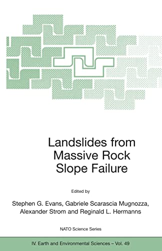 Landslides from Massive Rock Slope Failure (Nato Science Series: IV:, 49, Band 49)