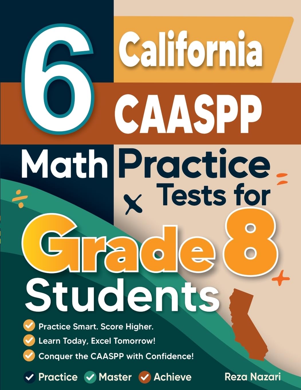 6 California CAASPP Math Practice Tests for Grade 8 Students von Nazari ...
