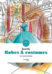 Robes & costumes : 45 coloriages anti-stress