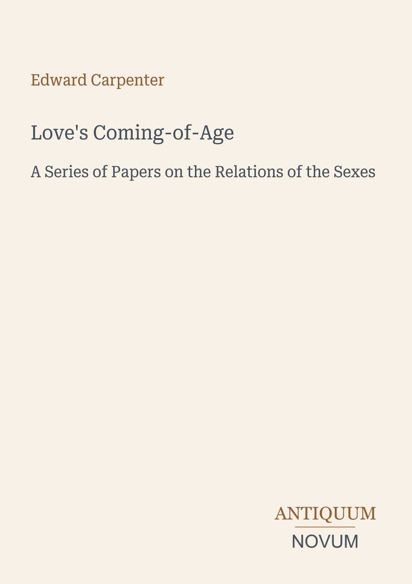 Love's Coming-of-Age