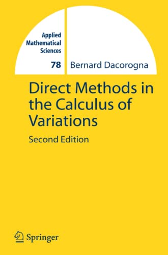 Direct Methods in the Calculus of Variations (Applied Mathematical Sciences, Band 78)