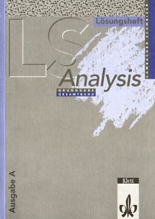 Lambacher-Schweizer, Sekundarstufe II, Neubearbeitung, Analysis, Gesamtband Ausgabe A, Grundkursausgabe (Hessen, Rheinland-Pfalz, Niedersachsen, Schleswig-Holstein, Saarland, Hamburg, Bremen) von Lambacher-Schweizer | Buch | Zustand gut