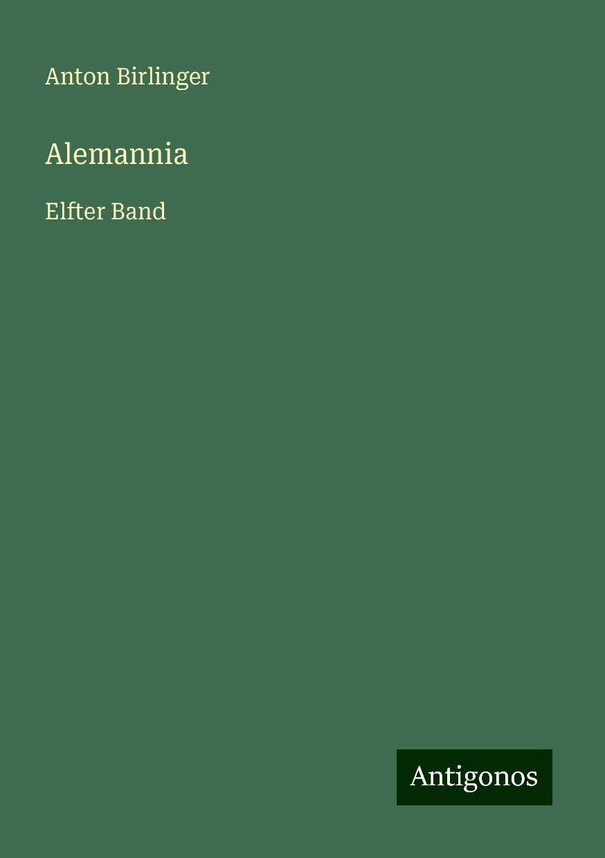 Alemannia: Elfter Band