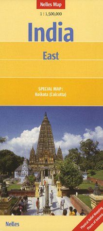 Nelles Map India : East (Landkarte) 1 : 1 500 000. Special Maps: Kolkata (Calcutta)