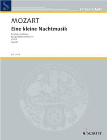 Eine kleine Nachtmusik: KV 525. Flöte und Klavier. (Edition Schott)
