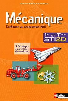 Mécanique, 1re et terminale STI