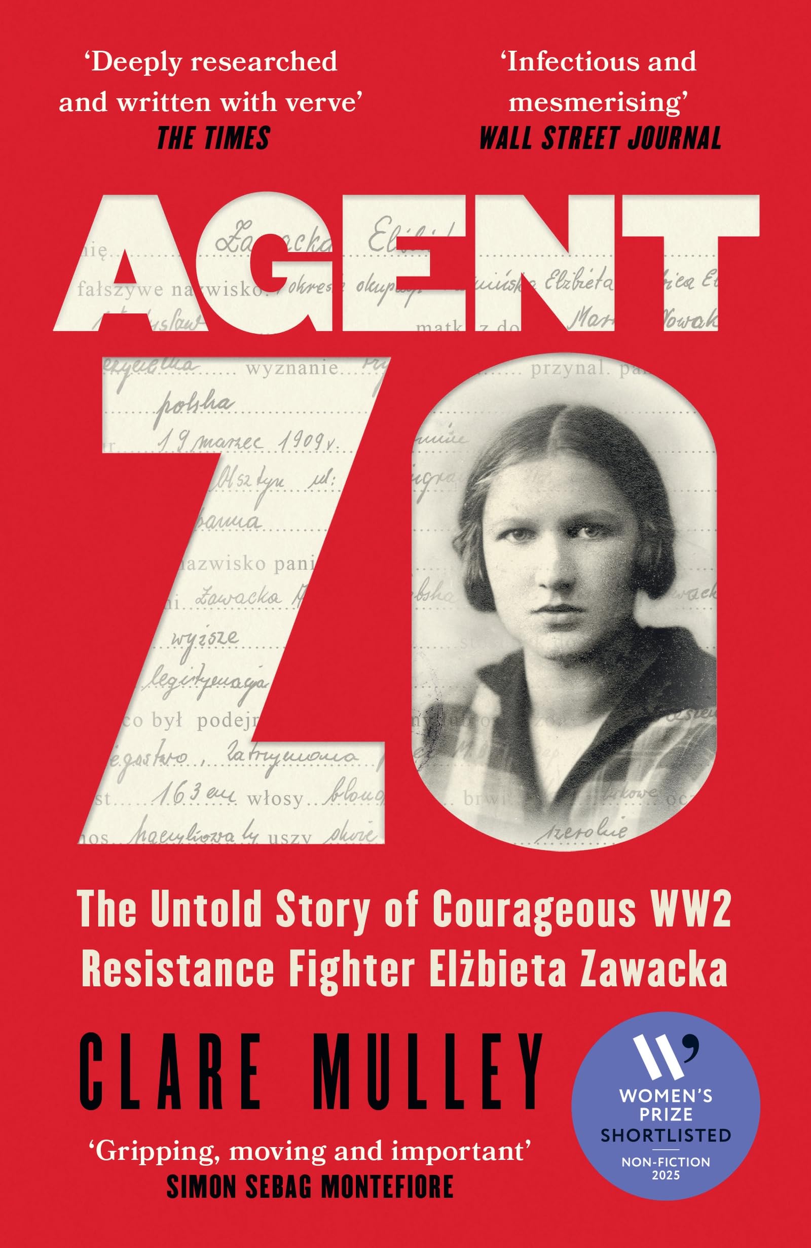Clare Mulley Agent Zo, Shortlisted For The Women's Prize For Non-Fiction 2025
