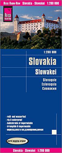 Reise Know-How Landkarte Slowakei (1:280.000): world mapping project
