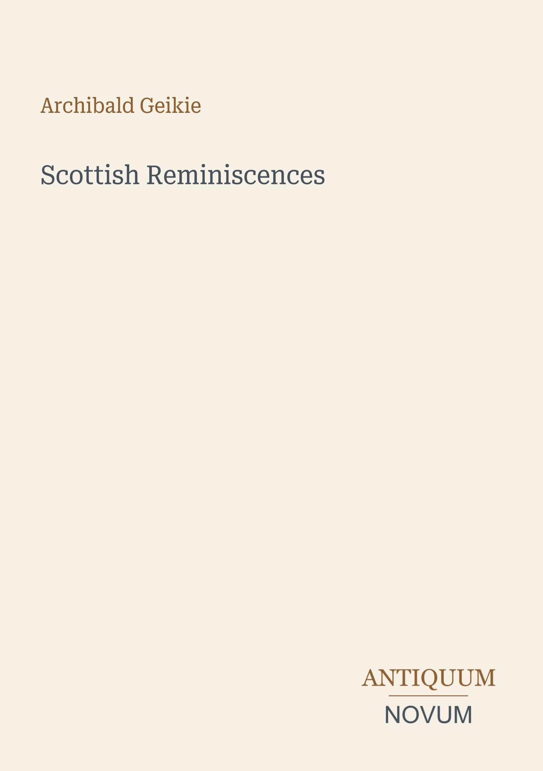 Scottish Reminiscences