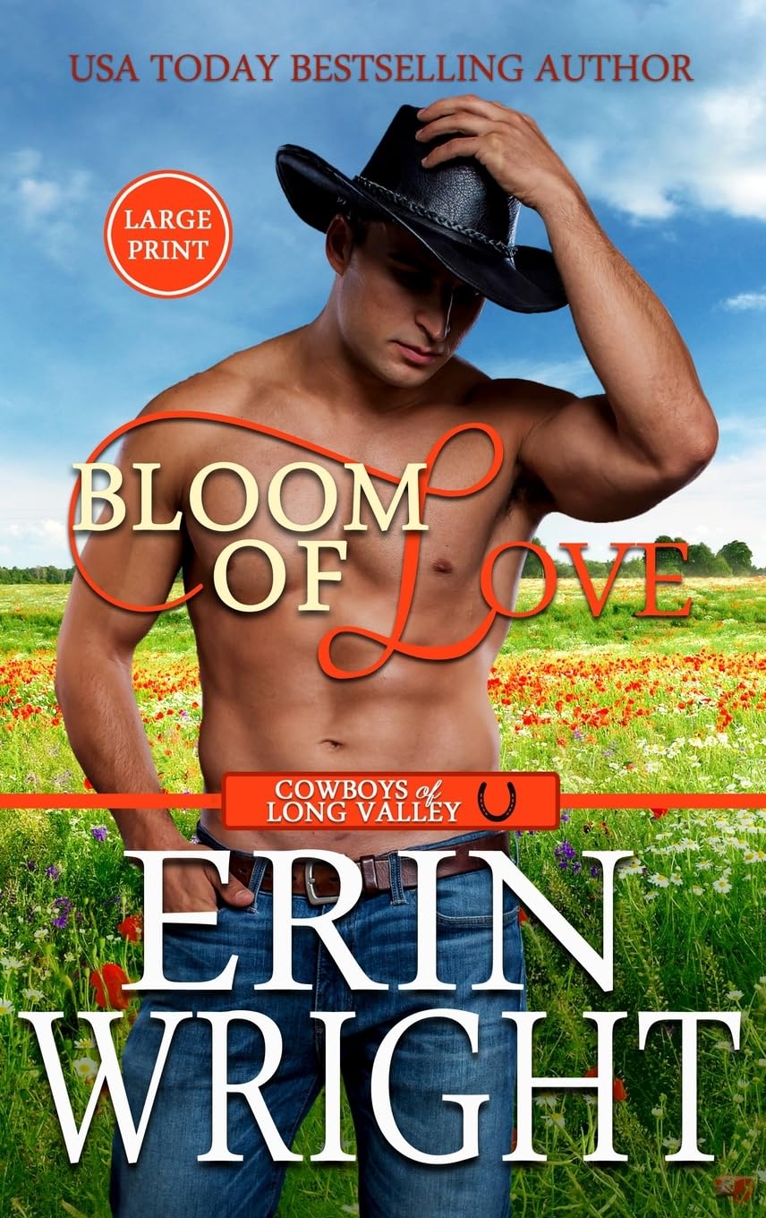 Bloom of Love: A BBW Interracial Western Romance (Large Print - Hardcover) (Cowboys of Long Valley Romance - Large Print Hardcover, Band 10)