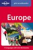 Europe Phrasebook (Lonely Planet Phrasebook: Europe)