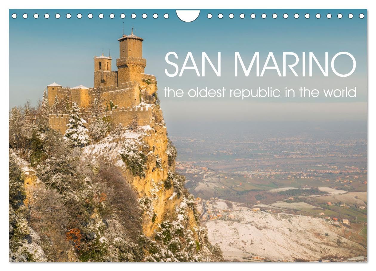 San Marino The oldest Republic in the world (Wall Calendar 2026 DIN A4 landscape), CALVENDO 12 Month Wall Calendar: Views of this country's most iconic image, Mount Titan