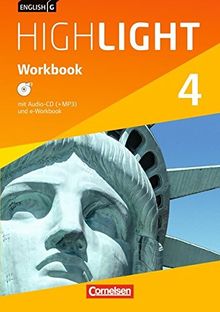 English G Highlight - Hauptschule: Band 4: 8. Schuljahr - Workbook mit Audio-CD: Audio-Dateien auch als MP3