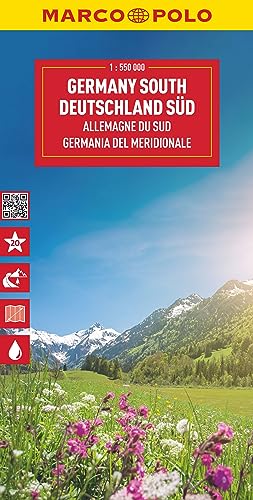 MARCO POLO Reisekarte Deutschland Süd 1550000 Karte (im Sinne von Landkarte)