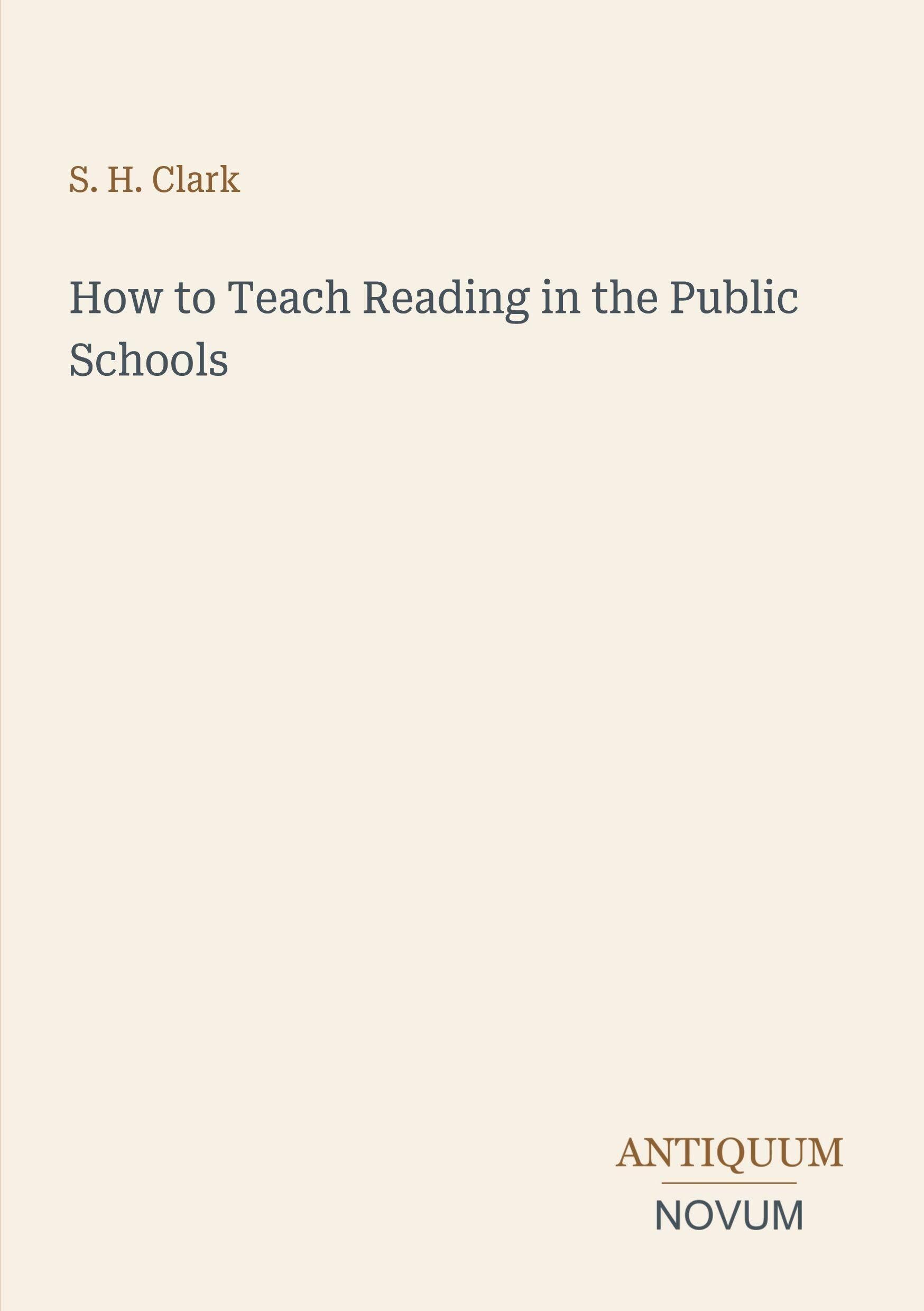 How to Teach Reading in the Public Schools