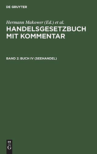 Buch IV (Seehandel) (Handelsgesetzbuch mit Kommentar)