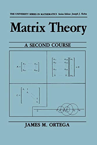 Matrix Theory: A Second Course (University Series in Mathematics)