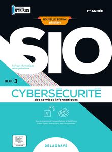 Cybersécurité des services informatiques, 1re année : services informatiques aux organisations : bloc 3