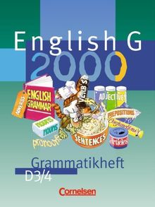 English G 2000, Ausgabe D, Grammatikheft für das 7. und 8. Schuljahr: Für das 7. und 8. Schuljahr an differenzierenden Schulformen