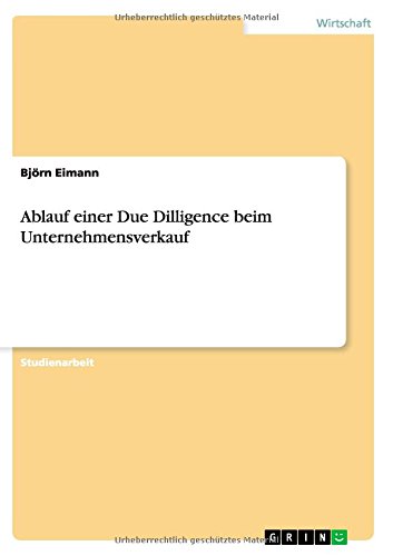 Ablauf einer Due Dilligence beim Unternehmensverkauf