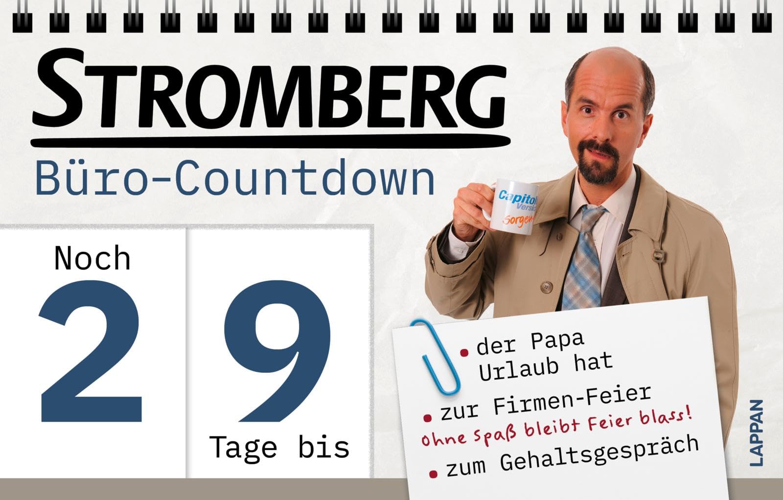 Stromberg Büro-Countdown: Mehr Spaß im Büro mit den besten Sprüchen vom Papa