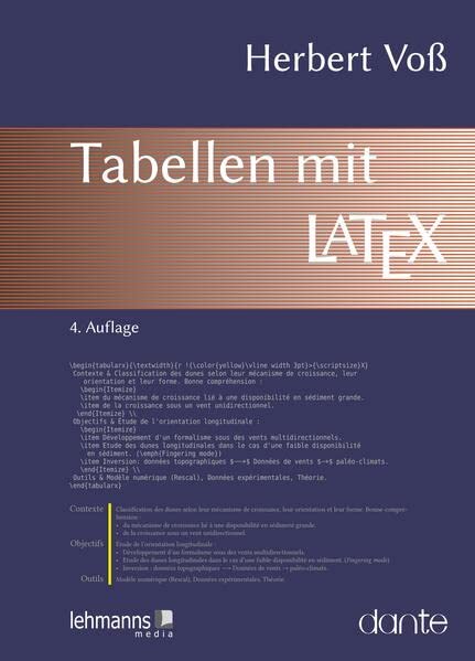 Tabellen mit LaTeX - Herbert Voß Kartoniert (TB)