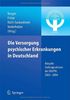 Die Versorgung psychischer Erkrankungen in Deutschland: Aktuelle Stellungnahmen der DGPPN 2003-2004
