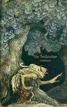 Die Trollmutter - Notizbuch (Trolle und Goblins): Notebook, Fantasy, Fantasie, Fee, Märchen, Saga, Sage, nordisch, Elfen, verzaubert, Zauber, ... Erwachsene, Geschenkbuch, Geschenk