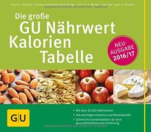 Die große GU Nährwert-Kalorien-Tabelle 2016/17 (GU Tabellen)