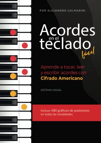 Acordes en el teclado fácil: Aprende a tocar, leer y escribir acordes con Cifrado Americano