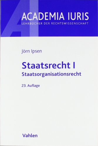 Staatsrecht II: Grundrechte von Jörn Ipsen - Taschenbuch