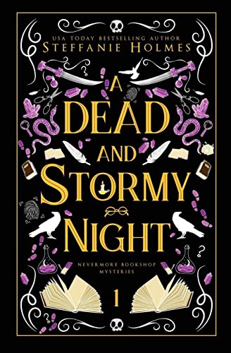 Steffanie Holmes A Dead And Stormy Night, Luxe Paperback Edition (Nevermore Bookshop Mysteries, Luxe Paperback Editions)