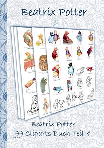 Beatrix Potter 99 Cliparts Buch Teil 4 ( Peter Hase ): Sticker, Icon, Clipart, Cliparts, download, Internet, Dropbox, Original, Filzer, Bleistift, ... Erwachsene, Geschenkbuch, Geschenk