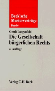 Die Gesellschaft bürgerlichen Rechts